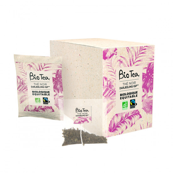 Thé noir Darjeeling IGP bio en sachet