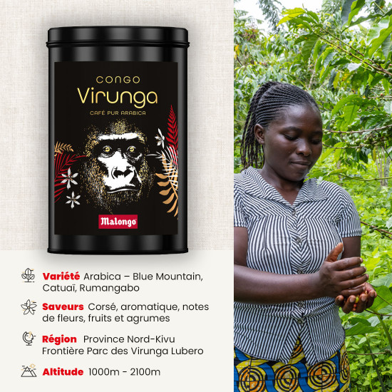 Café molido Congo Virunga