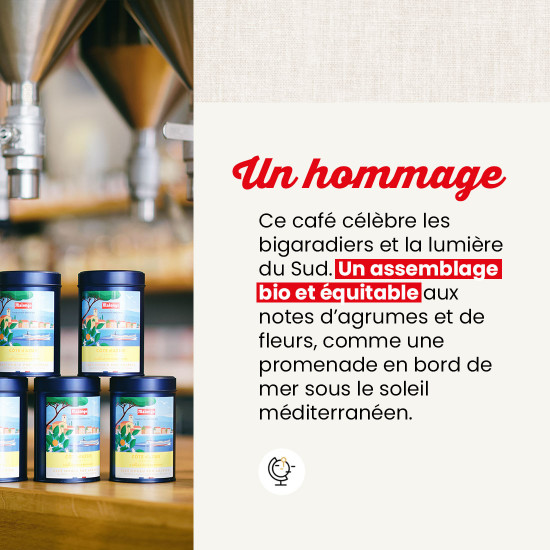 Café moulu Côte d'Azur