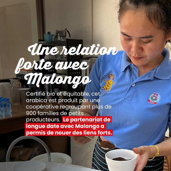 Café moulu Laos Bolovens