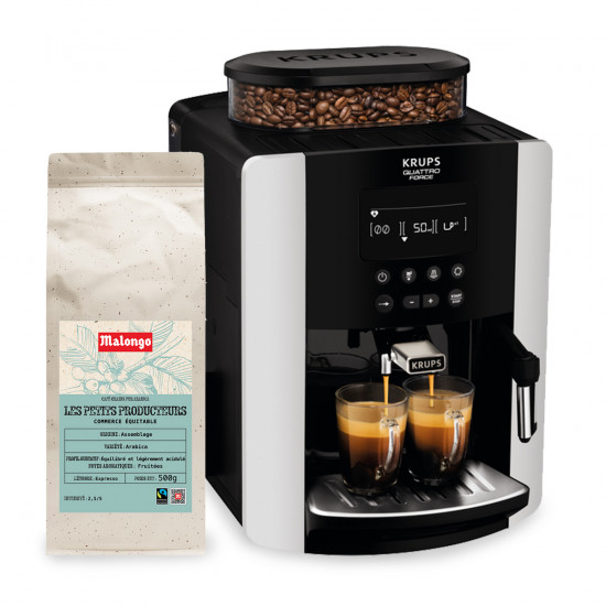 Cafetera automática Krups Quattro Silver