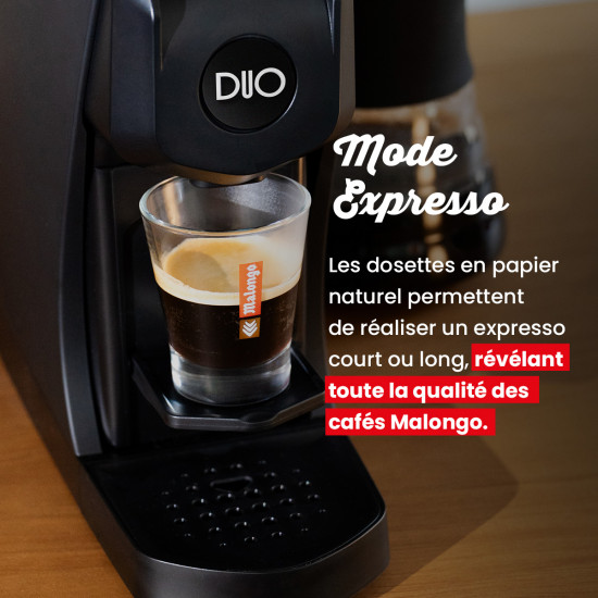 Pack Macchina per caffè DUO nero opaco + kit filtrazione