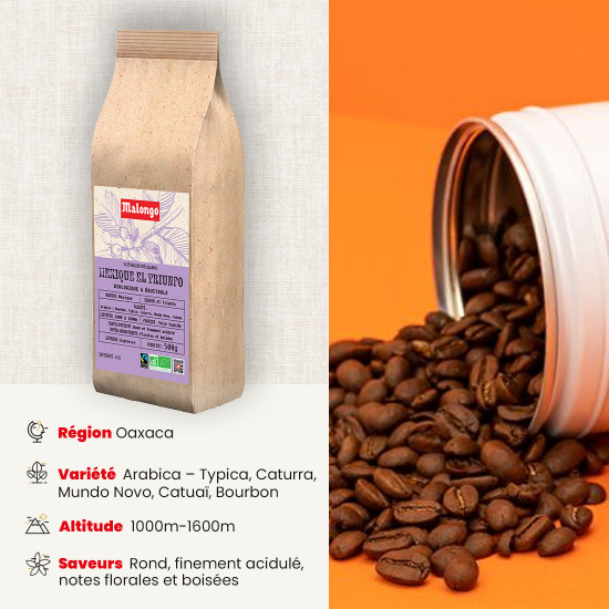 Café Grains Mexique El Triunfo 1kg