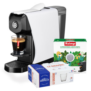 Cafetera monodosis EOH blanco mate