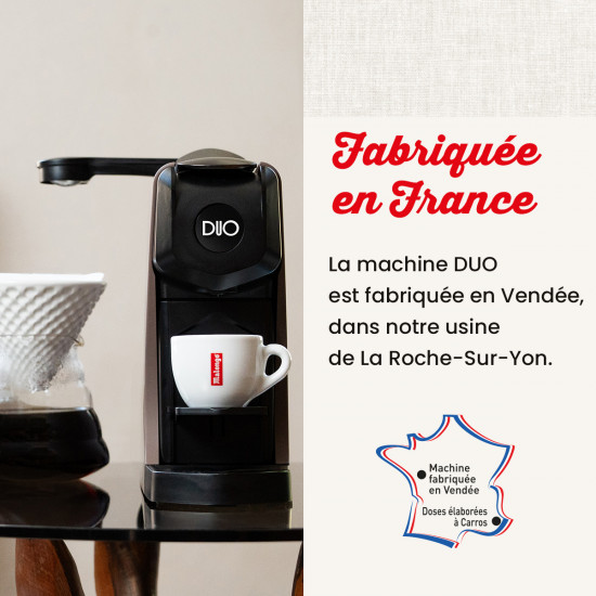 Pack Cafetera DUO Cappuccino + kit de filtración