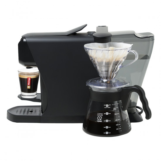 Pack Cafetera DUO negro mate + kit de filtración