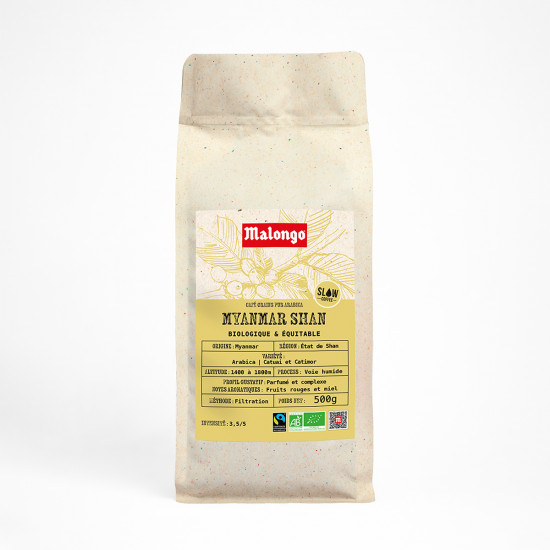 Café en grano de Myanmar Shan