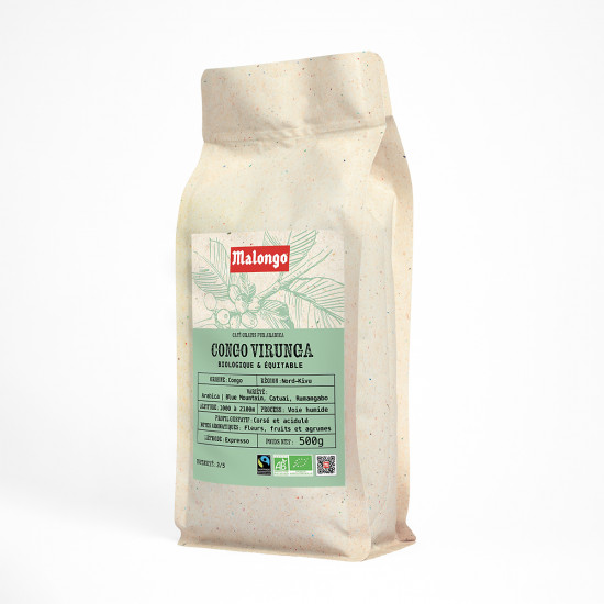 Caffè in grani Congo Virunga - Filtrazione
