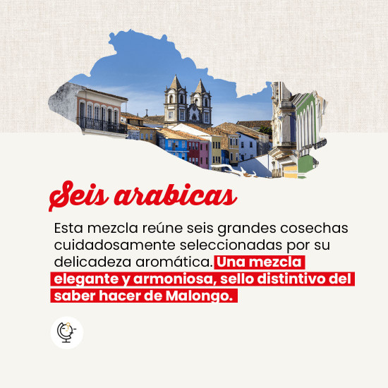 Café en grano Los seis Arabicas