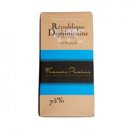 Barra de chocolate Pralus de República Dominicana