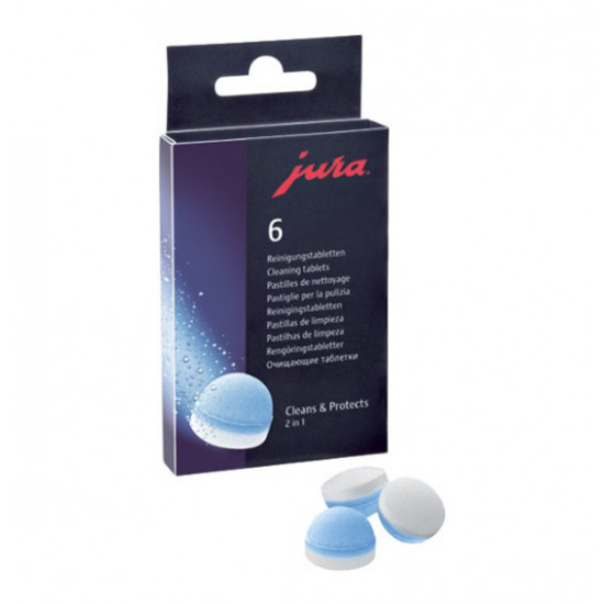 PACK JURA 5x 6 Pastilles Nettoyage Pour Machine A Café