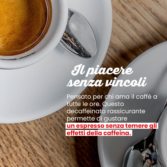Caffè macinato Dolce Decaffeinato con acqua