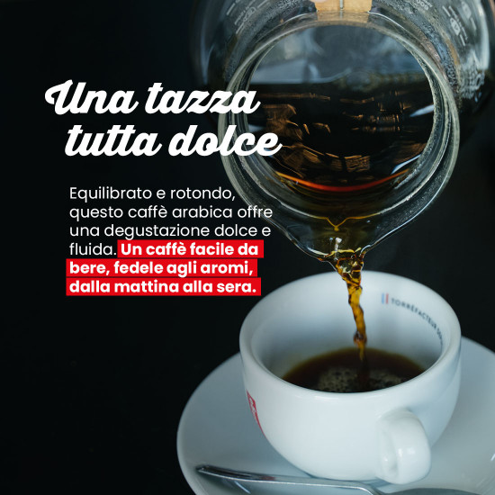 Caffè macinato Dolce Decaffeinato con acqua