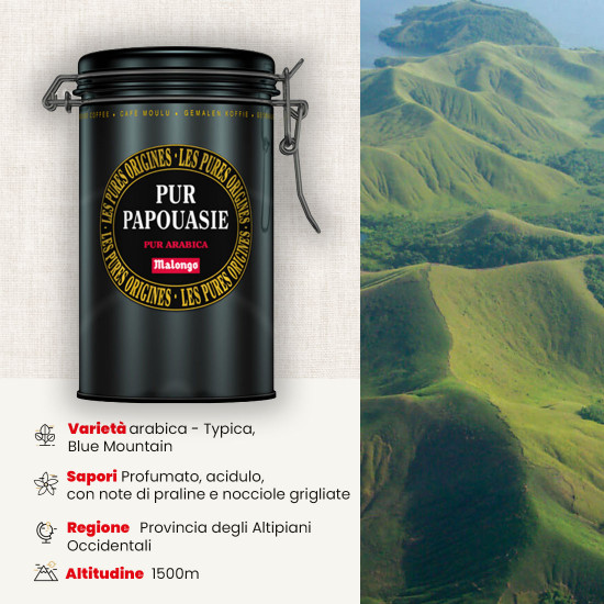Caffè macinato Pura Papua