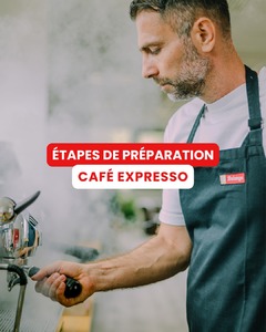 Envie d’un expresso digne d’un barista ?

🤎 Étape 1 : le dosage parfait
Mesurez entre 9 et 10g de café moulu selon vos goûts. Un dosage précis garantit un café riche en arômes à chaque tasse.

☕ Étape 2 : le tassage 
Placez le café dans le porte-filtre et tassez-le uniformément. Une pression constante permet une extraction fluide et équilibrée.

💧 Étape 3 : l'extraction contrôlée
Insérez le porte-filtre dans la machine et laissez l’eau s’écouler pendant 20 à 30 secondes, pour obtenir entre 3 et 6cl de café intense et aromatique.

À déguster sans attendre !