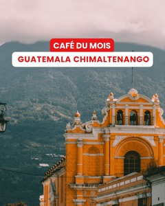 Direction le Guatemala pour une nouvelle découverte café. 🇬🇹☕

Cultivé en altitude, près du volcan Acatenango, le Guatemala Chimaltenango est un café biologique et équitable, issu d’un terroir d’exception.

Derrière chaque grain, l’engagement de la coopérative Asproguate pour une agriculture durable et l’autonomie des femmes.