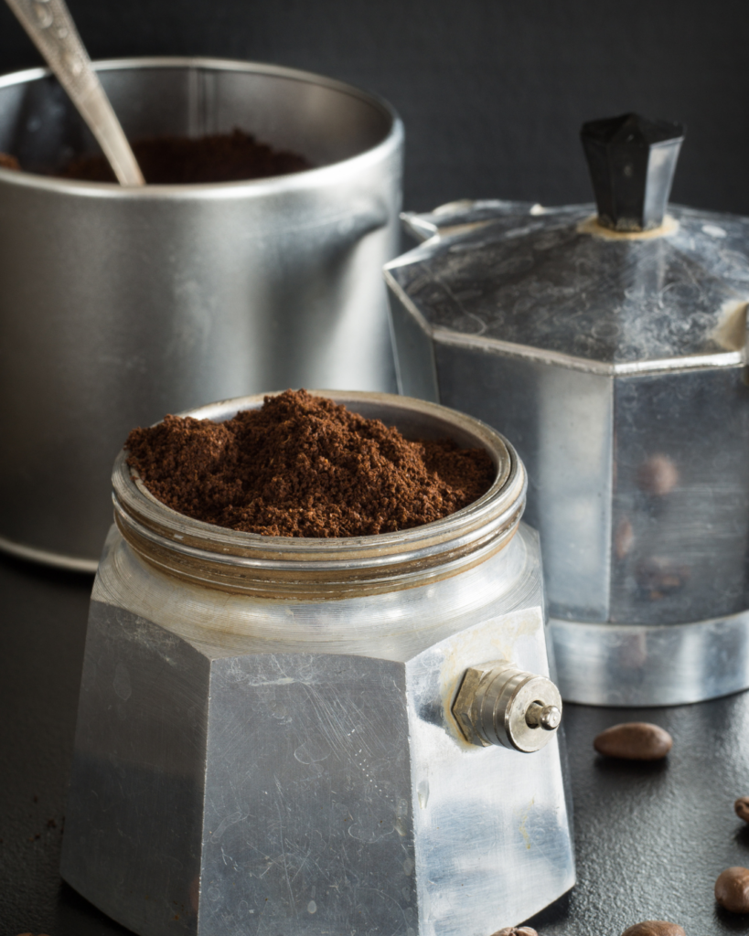 Compartiments cafetière Italienne