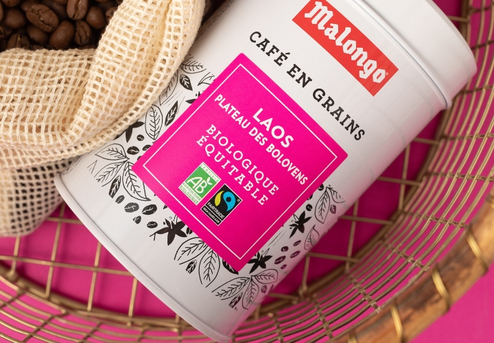 café en grains laos arabica malongo