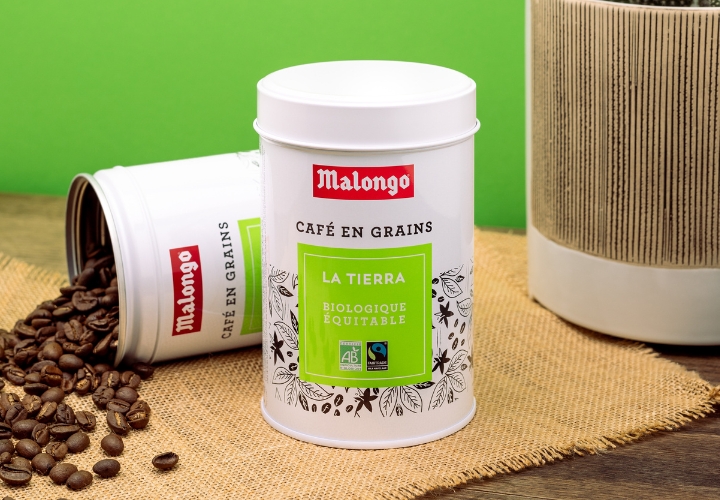 Le café en grains La Tierra offre des arômes profonds
