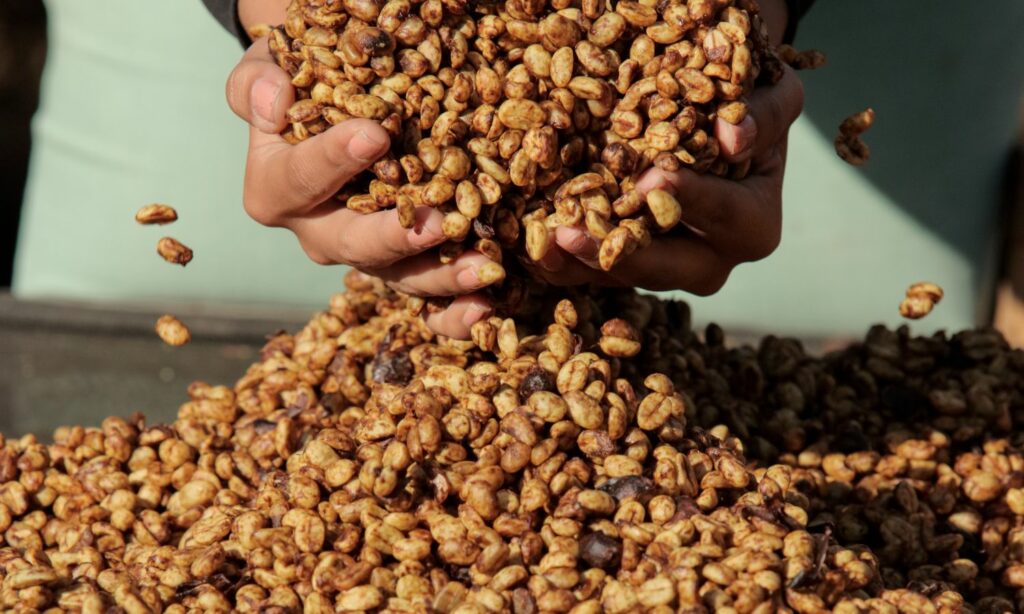 café honey process