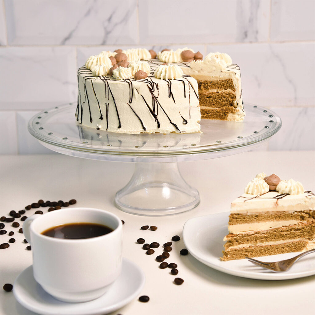 Gâteau Moka avec du café Malongo
