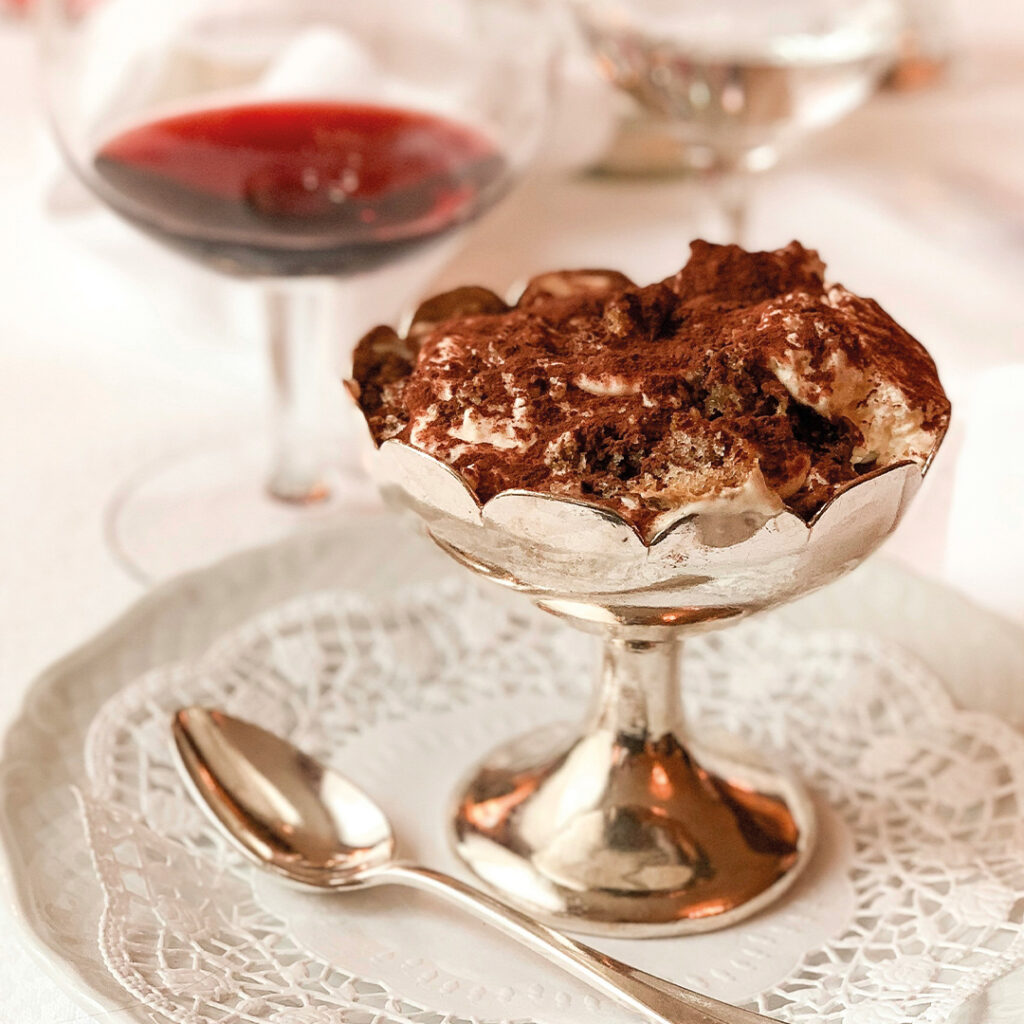 Dessert tiramisu au café Malongo