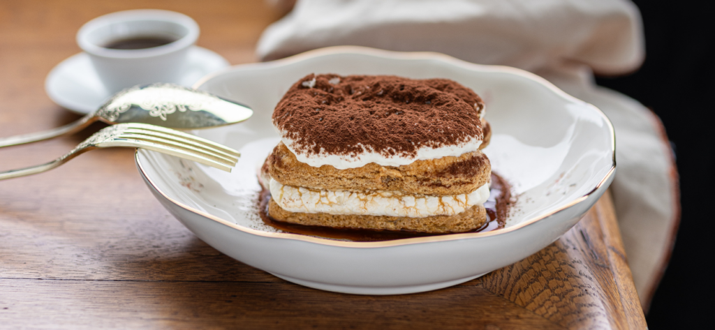 Le tiramisu minute à déguster dans nos boutiques à Nice et à Paris. 