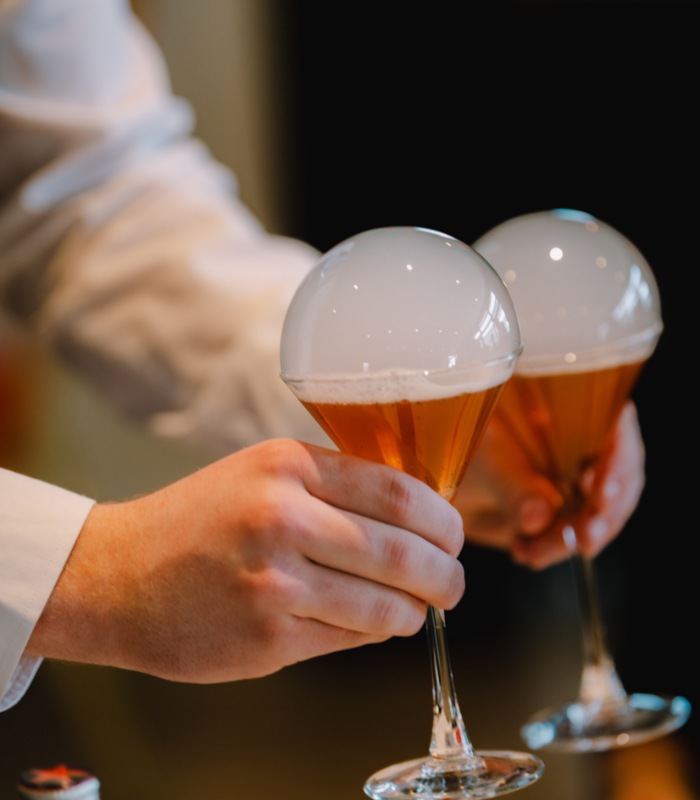 Boisson au café lors du Concours Malongo