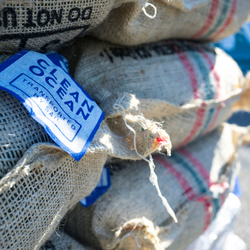 Sac en toile de jute respectueux de l'environnement 