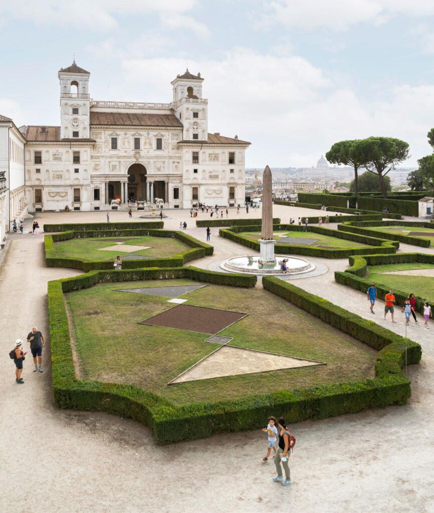 La villa medicis à Rome